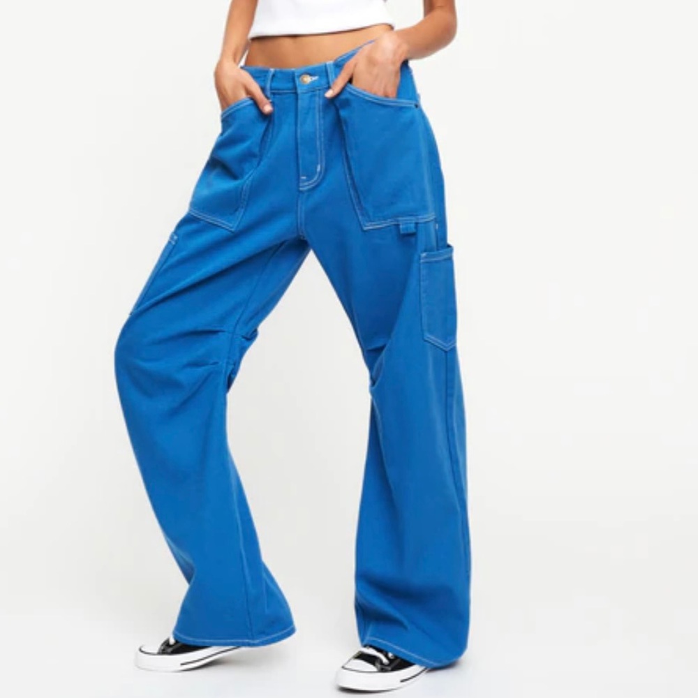 LIONESS MIAMI VICE PANT (BLUE)